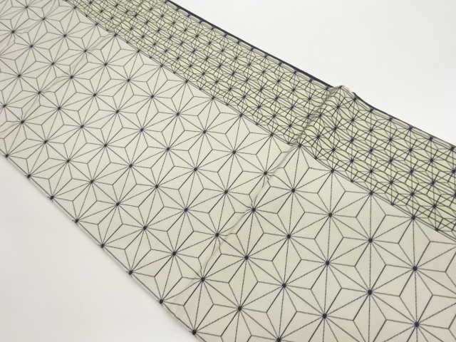 JAPANESE FUKURO OBI / WOVEN ASANOHA